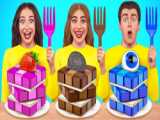 چالش غذایی شکلاتی خنده دار فانداشماره۱۳ _ تفریحی و سرگرمی بانوان