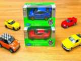 کامیون های رنگی در مقابل ماشین! / چالش خرد کردن اسباب بازی با ماشین