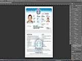 Nigeria drivers permit template in PSD format  fully editable