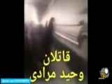 قاتلان وحید مرادی و چاقویی که باهاش با نامردی زدنش