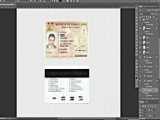 Singapore drivers permit template in PSD format  fully editable  with all fonts