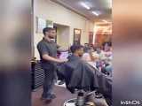 آموزش رنگ مو:آموزشگاه آرایشگری مردانه سرای نمونه تجریش