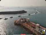 فیلم رزمایش اقتدار نیروی دریایی و تقویت جزایر ایران در خلیج فارس