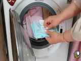 ترفند برای رنگ پس ندادن لباسها به هم درماشین لباسشویی