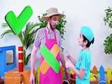 دانا و دنی - برنامه کودک - چالش مکعب بادکنکی رنگی با دنی