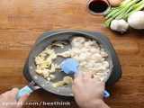 آموزش غذاهای جدید - پخت غذای چینی - خوراک ژامبون با سس کچاپ فوق‌العاده