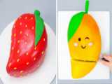 ایده‌های تزیین کیک میوه‌ای خوشمزه فوندانت - ترفندهای عجیب و غریب برای تزئین کیک