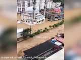 بارندگی شدید در جنوب مکزیک به دلیل توفان هیلاری
