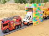 اسباب بازی کودکانه - ماشین آتش نشانی، کمپرسی، بیل مکانیکی - داستان اسباب بازی