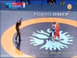 فینال کشتی حسن یزدانی با انور گدویف (فینال المپیک)