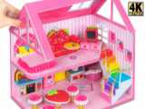 کاردستی خلاقانه کودکانه - ساخت خانه مینیاتوری تکشاخ بنفش کیوت