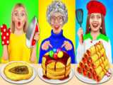 چالش غذایی - چالش مولتی دو - چالش همبرگر مامان بزرگ - چالش بانوان سرگرمی تفریحی