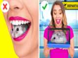 چالش غذایی خنده دار و جدید | ژله کرمکی | تفریحی سرگرمی بانوان