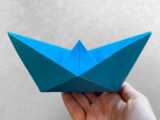 کاردستی برای کودکان - ساخت قایق بادبانی با کاغذ و نی