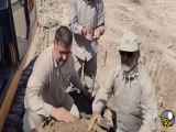 تفحص پیکر مطهر ۲ شهید دفاع مقدس در عراق