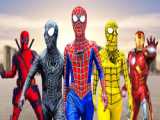 مرد عنکبوتی - مرد عنکبوتی در دنیای واقعی - نبرد تک به تک فیلم طنز - ابرقهرمانان