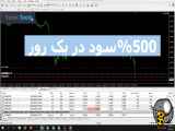 500 درصد سود در یک روز