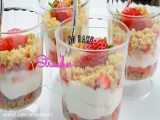 لذت آشپزی | طرز تهیه کیک توت فرنگی لایه دار