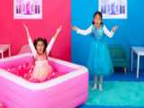 برنامه کودک جدید - چالش صورتی آبی - اتاق باربی اتاق پسرانه کودک سرگرمی تفریحی
