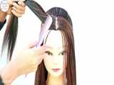 آموزش مدل موی بسیار آسان و شیک در 1 دقیقه/خودآرایی/طراحی با سنجاق سر