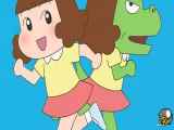 فصل 1 قسمت 1 انیمیشن گائوکو دختر دایناسوری Dino Girl Gauko با دوبله فارسی