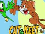 کارتون گربه وطوطی/انیمیشن cat & keet/کارتون