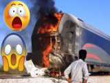 حوادث وحشتناک قطار ها در بازی  BeamNG Drive