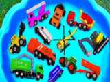 برنامه کودک ماشین بازی - ماشین های پلیس و آمبولانس - تمیز کردن اسباب بازی ها