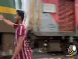 کلیپ کشته شدن وحشتناک با قطار