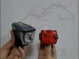 چراغ جلو و عقب دوچرخه مدل QX-T0798