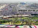 راهپیمایی باشکوه مردم عراق در میدان التحریر بغداد در دفاع از مردم فلسطین
