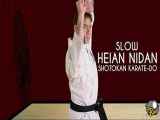 اجرای آهسته ی کاتای هیان نیدان کاراته از سبک شوتوکان
