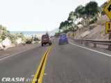 صحنه آهسته و تصادفات خوفناک بازی BeamNG Drive -