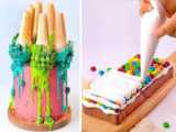 تزئین کیک و شیرینی - کیک شگفت انگیز هالووین - آشپزی بانوان کیک