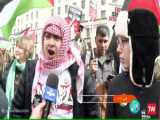 تجمع مردم قم در حمایت از مردم فلسطین