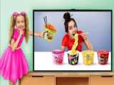 ساشا جدید - برنامه کودک ساشا - چالش سیاه و صورتی - کودک سرگرمی تفریحی