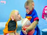 برنامه کودک میمون بازیگوش : میمون بیبی مسواک می زند