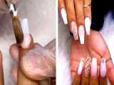 ترفند طرح رژلب روی ناخن!!
