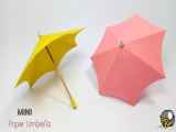 طرز ساخت چتر کاغذی | چتر اوریگامی