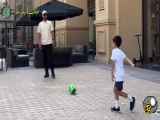 تکنیک خاص فوتبالی پسر قوچان نژاد