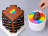 تزیین کیک تولد ساده در خانه | کیک بسیار خوشمزه 2023 | کیک شکلاتی شگفت انگیز