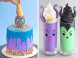 ایده های سریع و خلاقانه تزیین کیک |  مجموعه کیک عالی رنگین کمان | تزئین کیک