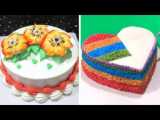ایده های سریع تزیین با کیت کت |  مجموعه کیک عالی رنگین کمان | تزئین کیک