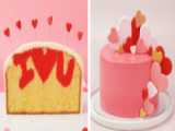 ایده های خلاقانه تزیین کیک قلبی شکل | مجموعه کیک عالی | تزئین کیک