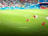 سوپرگل رونالدو از رو یضربه ایستگاهی به اسپانیا در جام جهانی 2018