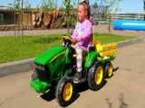 برنامه کودک سوفیا - سواری تراکتور اسباب بازی - برنامه سرگرمی کودک