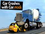 تصادفات قطار و مرسدس بنز در بازی BeamNG drive