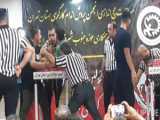 ددرخشش محمد مهدی نادی در مسابقات مچ اندازی جنوب شرق تهران
