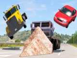 تصادف تویوتا پرادو | حوادث ترسناک بازی BEAMNG DRIVE