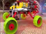 ماشین بازی کودکانه/اسباب بازی کودکانه/اسباب بازی364/ساخت پل برای ماشین هیولا
